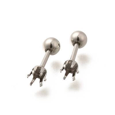 304 Stainless Steel Stud Earring Findings
