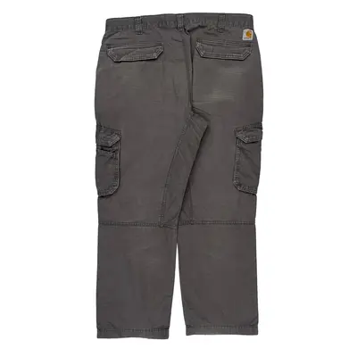 Carhartt Cargo Trousers - 38W 29L Grey Cotton Blend | Size: 38″ waist