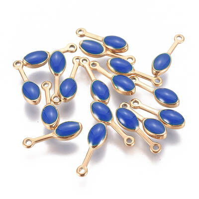 Ion Plating(IP) 304 Stainless Steel Enamel Charms