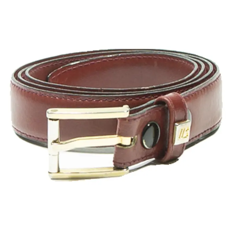 Womens Belt Maroon Leather 41