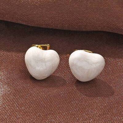Brass Stud Earrings
