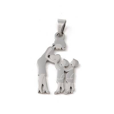 Non-Tarnish Mother's Day 304 Stainless Steel Pendants
