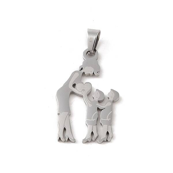 Non-Tarnish Mother's Day 304 Stainless Steel Pendants