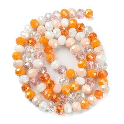 Electroplate Glass Beads Strands
