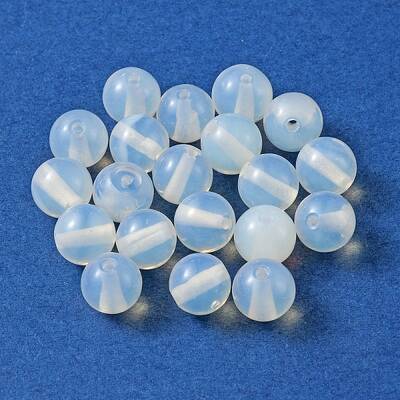 20Pcs Opalite Round Beads