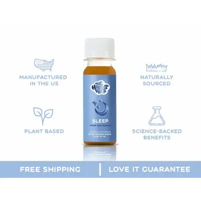 SLEEP - Relaxation & Deep Sleep Wellness Sleep Supplement Shots With Sedating Formula for Restful Nights - Healthcare Relaxin...