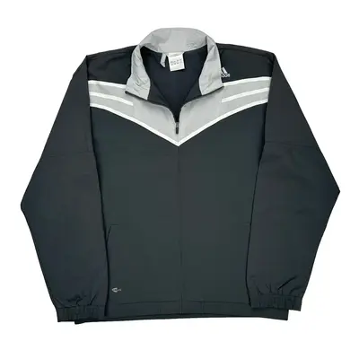 Adidas Track Jacket - XL Grey Polyester