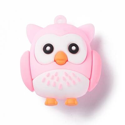 PVC Cartoon Owl Doll Pendants