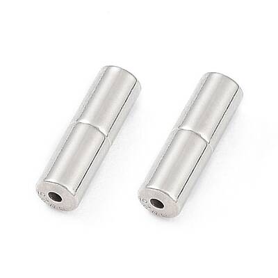 Anti-Tarnish Rhodium Plated 925 Sterling Silver Screw Clasps
