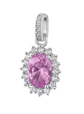 Brosway Elegant Fancy Vibrant Pink Silver Pendant FVP13