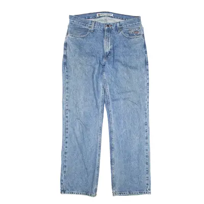 HARLEY DAVIDSON Biker Jeans Blue Denim Regular Straight Mens W32 L32
