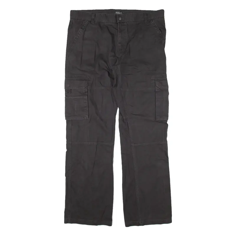 SERGIO VITTI Cargo Mens Trousers Grey Loose Straight W40 L33