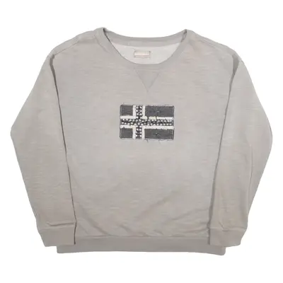 NAPAPIJRI Geographic Womens Sweatshirt Brown USA M