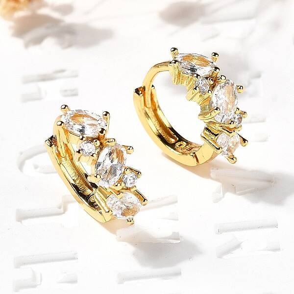 Brass Hoop Earrings
