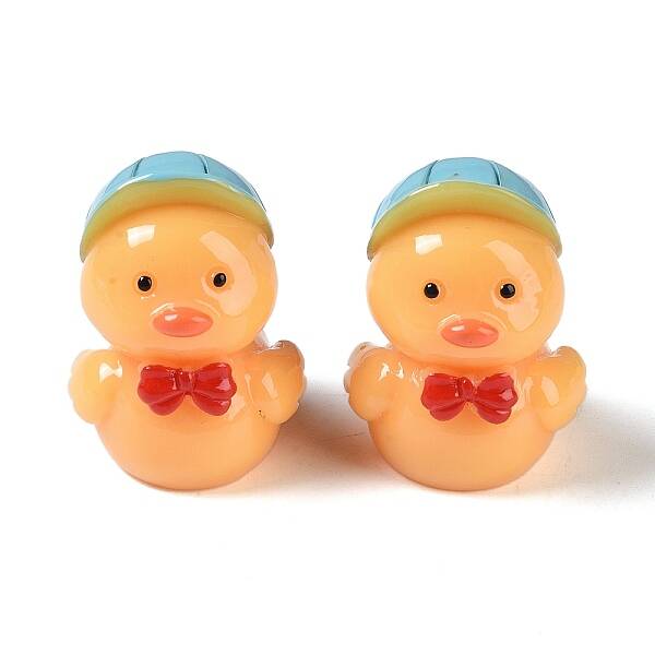 Cartoon Cute Resin 3D Duck Figurines
