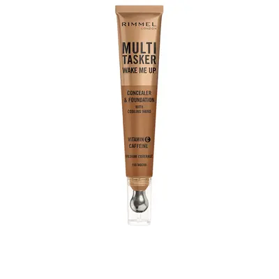 Rimmel London Multitasker Wake Me Up Concealer and Makeup Base Mocha 20ml