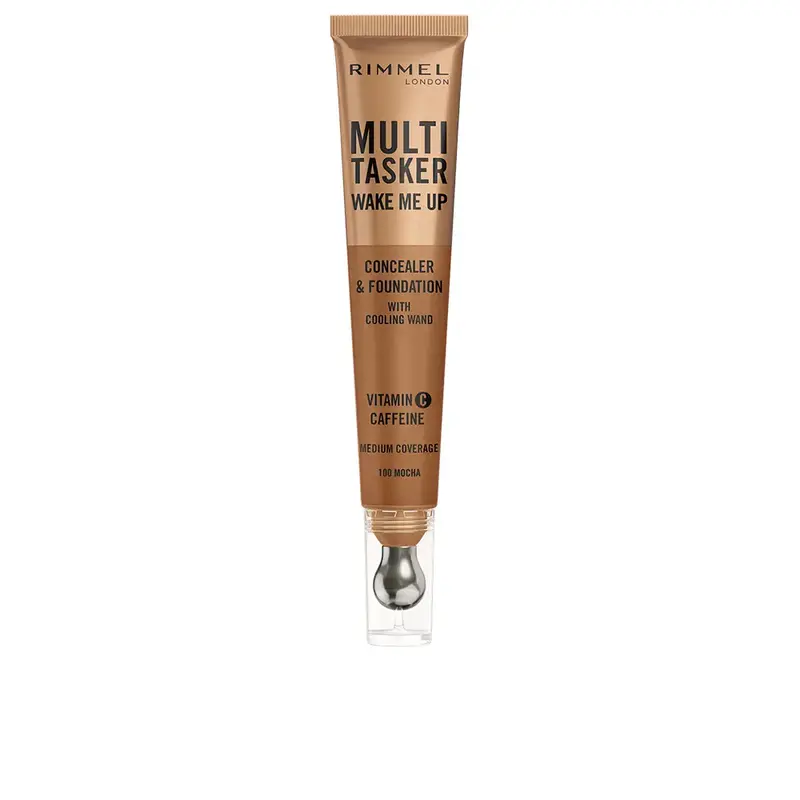 Rimmel London Multitasker Wake Me Up Concealer and Makeup Base Mocha 20ml