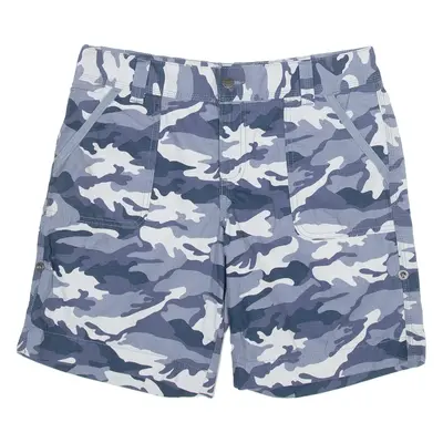 CARHARTT Mens Casual Shorts Blue Relaxed Camouflage M W34