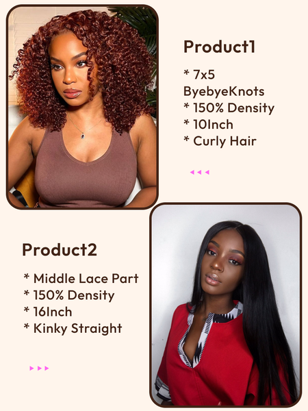 2 Wigs $150 for 16