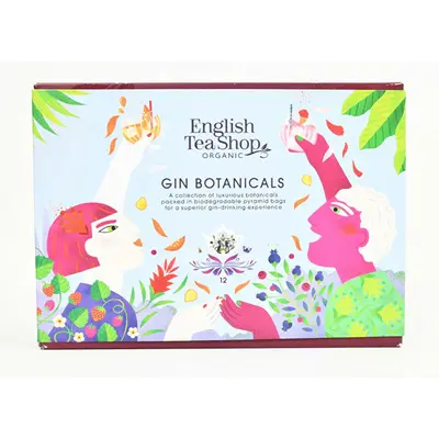 English tea shop Organic Tea Herbs for Gin 12 Pyramids