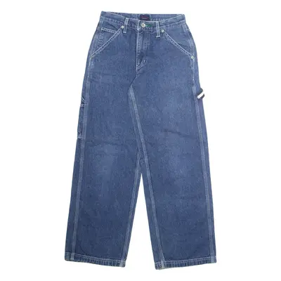 TOMMY HILFIGER Cargo Womens Jeans Blue Regular Straight W26 L30