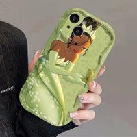 Princess Tiana Animated Character Phone Case - Suitable for Apple Iphone Models 11 Through 16. A Charming Gift Featuring a Ca...