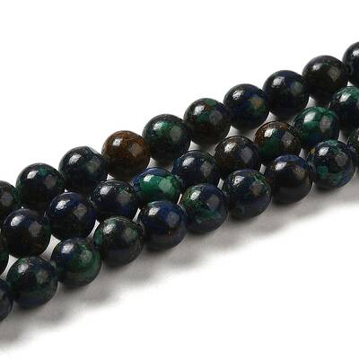 Natural Azurite Beads Strands