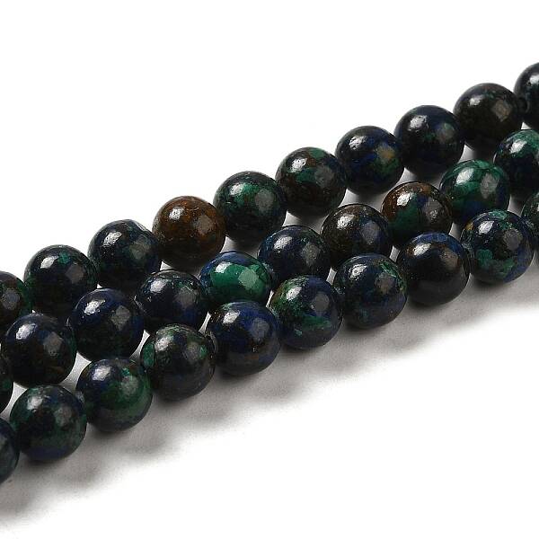 Natural Azurite Beads Strands