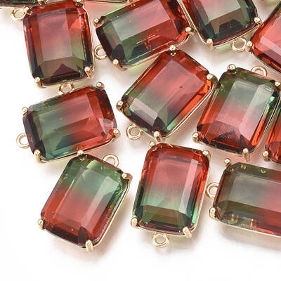 Two Tone Glass Pendants