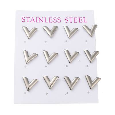 Non-Tarnish 304 Stainless Steel Stud Earring