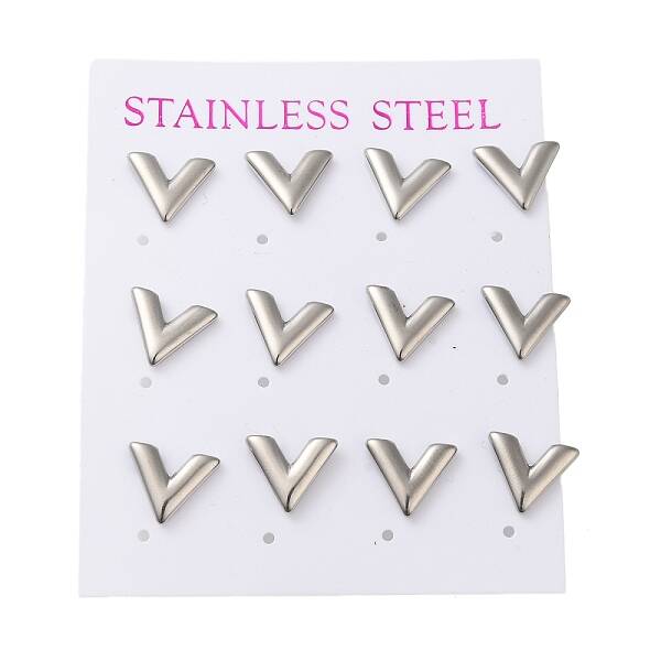 Non-Tarnish 304 Stainless Steel Stud Earring
