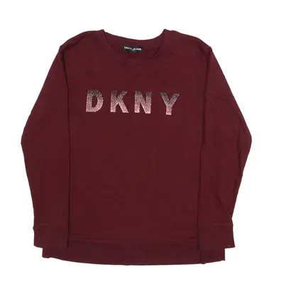 DKNY JEANS Sequins Sweatshirt Red Mens S