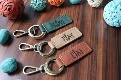 School Logo Keychains for Students and Teachers as Favor