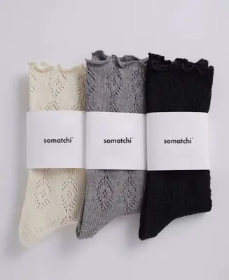 Women's Lettuce Cuff Crew Socks Leticia