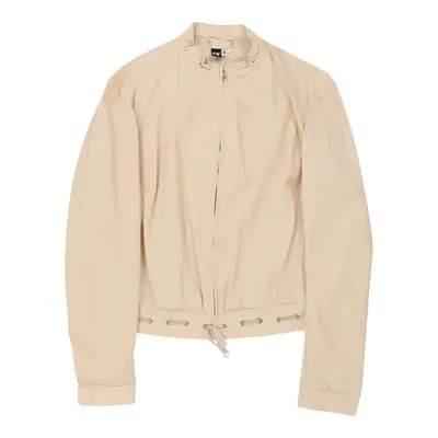 Gianfranco Ferre Jeans Jacket - Small Beige Nylon | Size: small