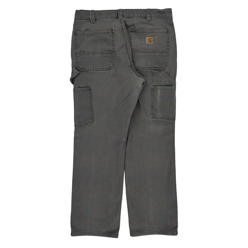 Carhartt Carpenter Trousers - 32? Waist Grey Cotton Blend