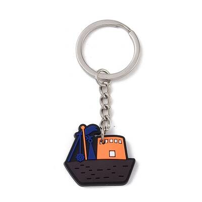 Cartoon PVC Pendant Keychain