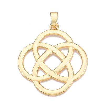 Knot Rack Plating Alloy Big Pendants