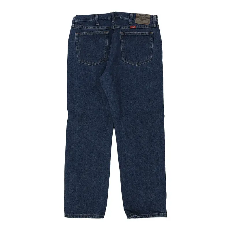 Wrangler Jeans - 36W 30L Dark Wash Cotton