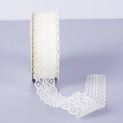 25 Yards Flat Cotton Lace Trims
