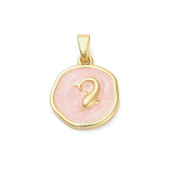 Brass Enamel Pendants