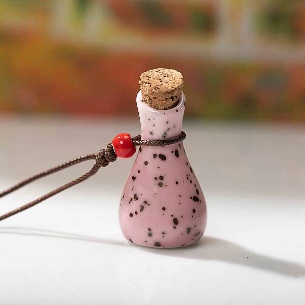 Porcelain Perfume Bottle Necklaces