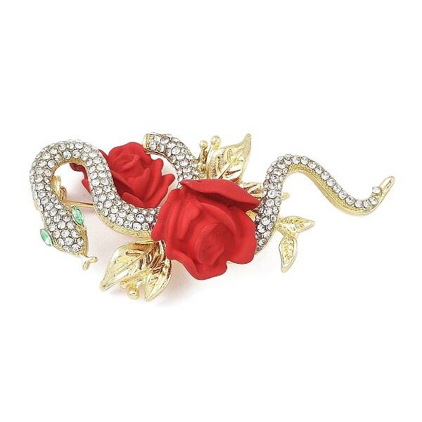 Alloy Crystal Rhinestone Brooches