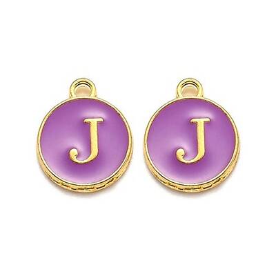 Golden Plated Alloy Enamel Charms