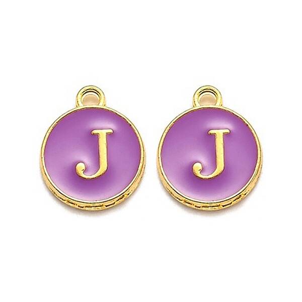 Golden Plated Alloy Enamel Charms
