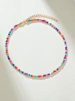 Boho Beaded Necklace for Women for Gift, Colorful Beaded Decor Pendant Necklace, Boho Fashion Girl Accessories, Summer Style ...