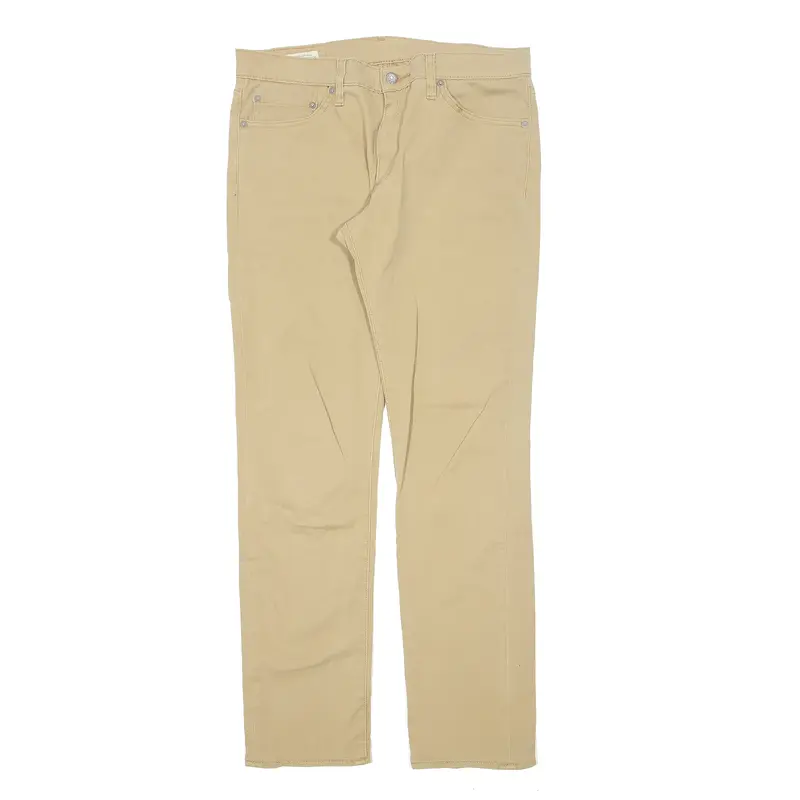 LEVI'S 511 BIG E Beige Trousers W32 L34