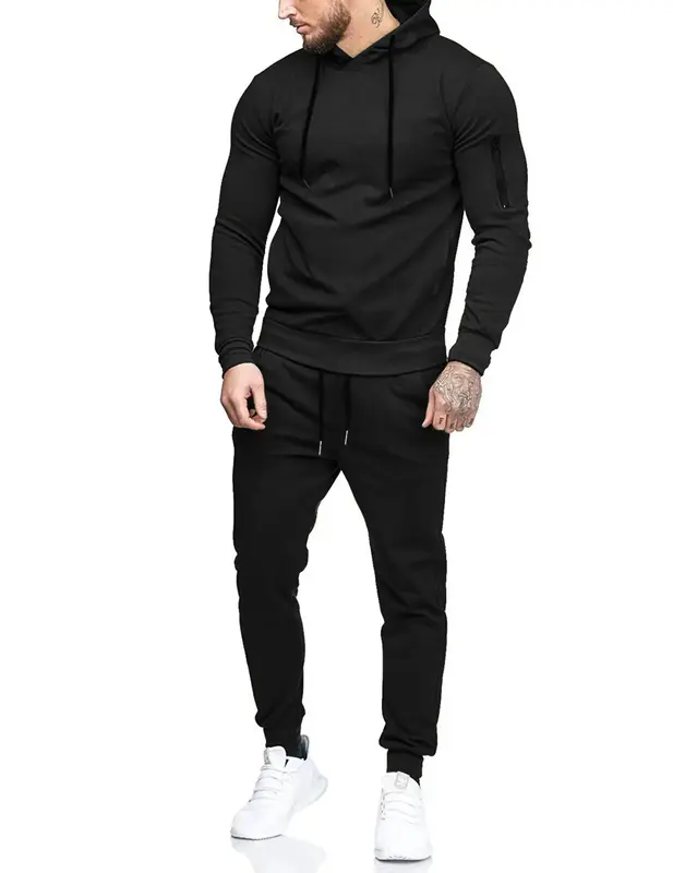 COOFANDY Men's Sports Set Tracksuit Hoodie Set hooded sports set casual running and jogging sports set, casual sports 2-piece...