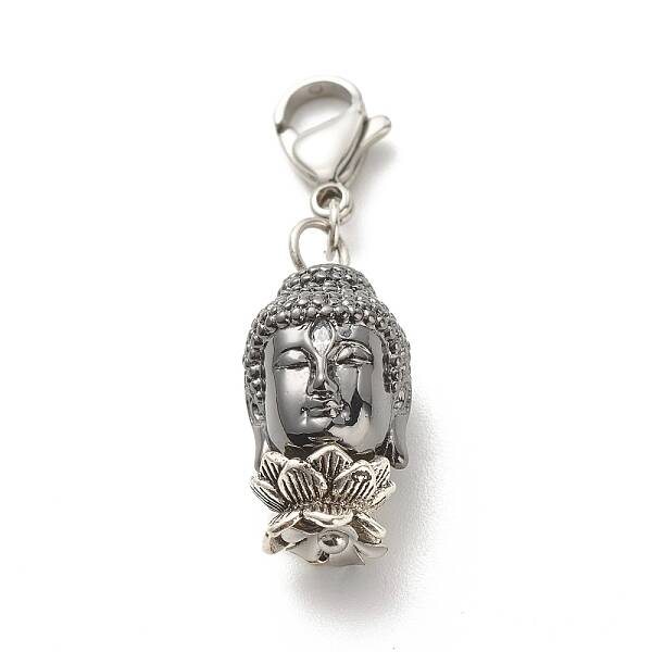 Brass Buddha Head Pendants