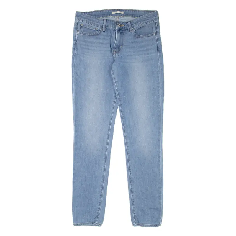 LEVI'S 711 Womens Jeans Blue Slim Skinny Stone Wash W28 L30